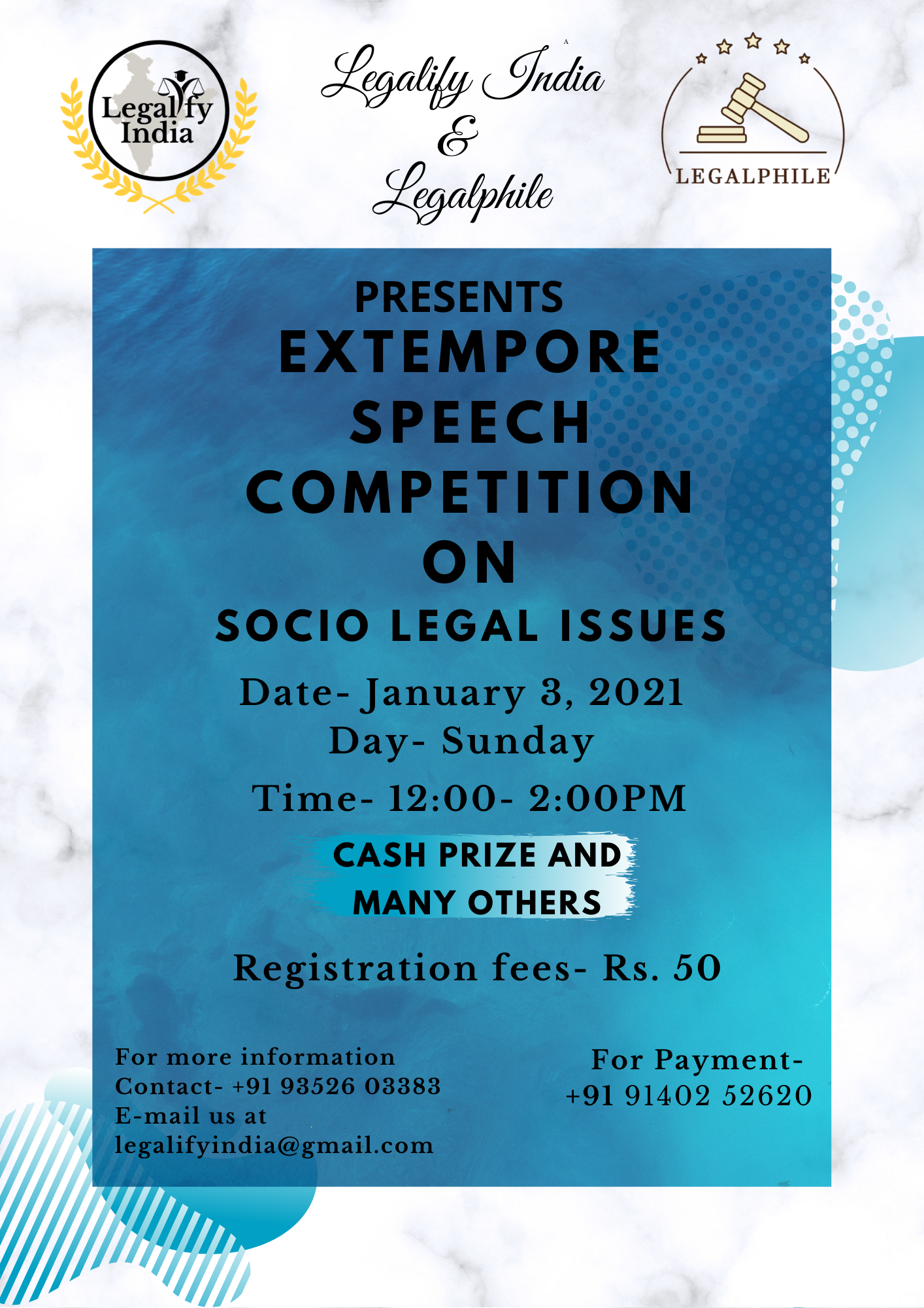 topics for extempore speech competition
